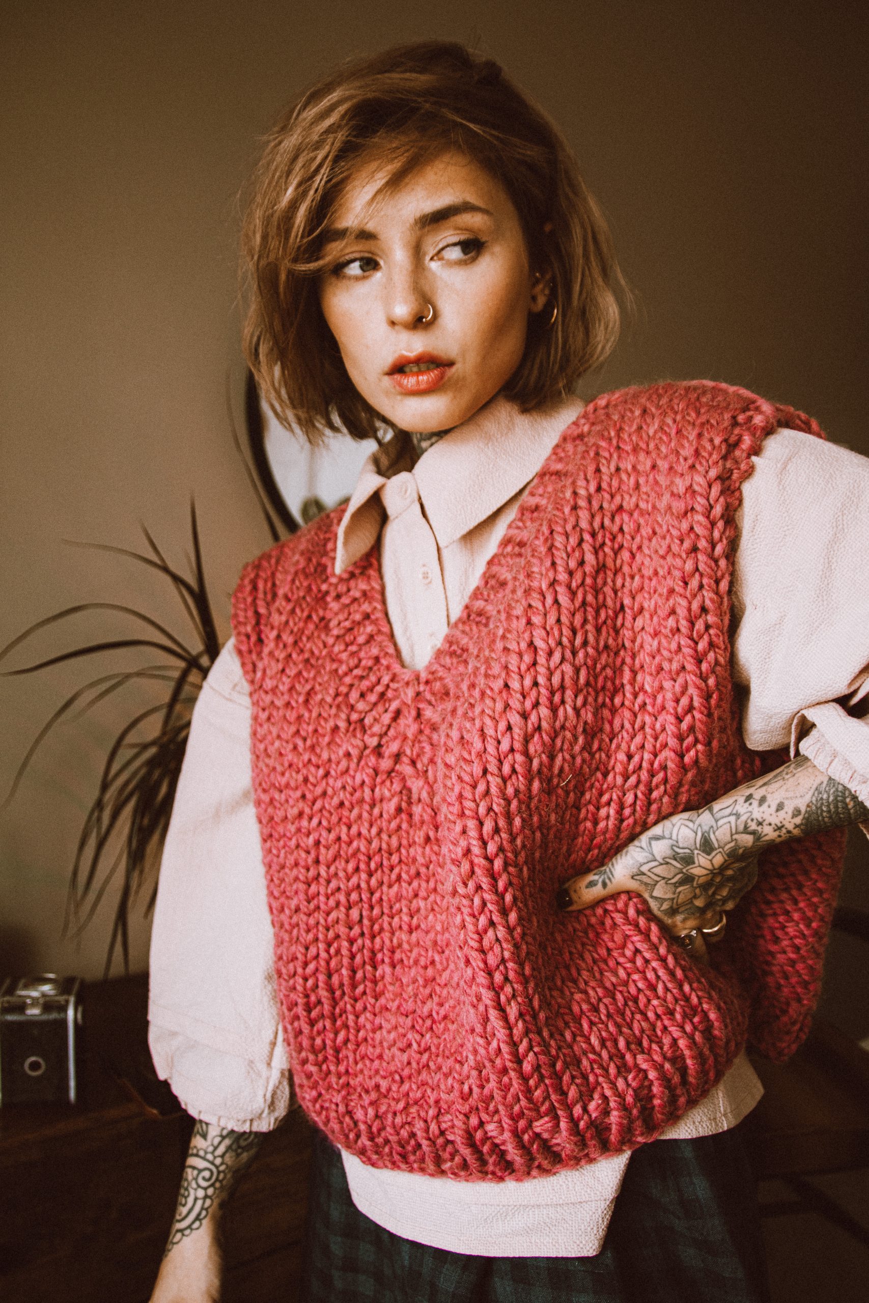 The Knitted Vest ⋆ The Make Shed
