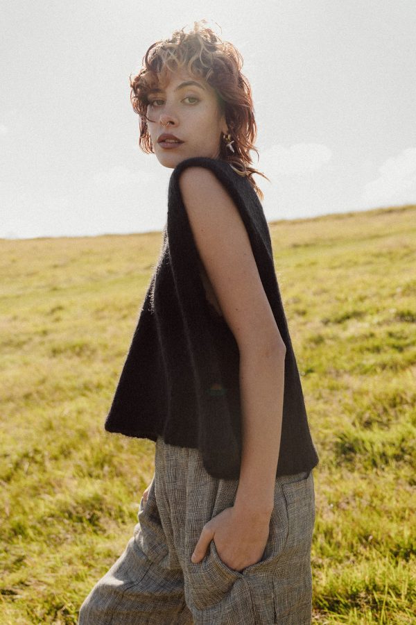 Headland -Mohair Knitted Vest - Image 2