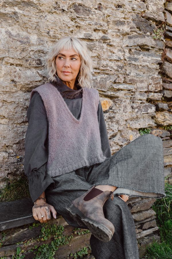 Headland -Mohair Knitted Vest - Image 10
