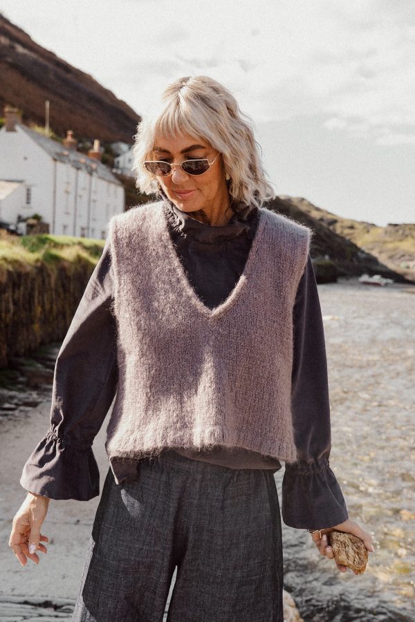 Headland -Mohair Knitted Vest - Image 14