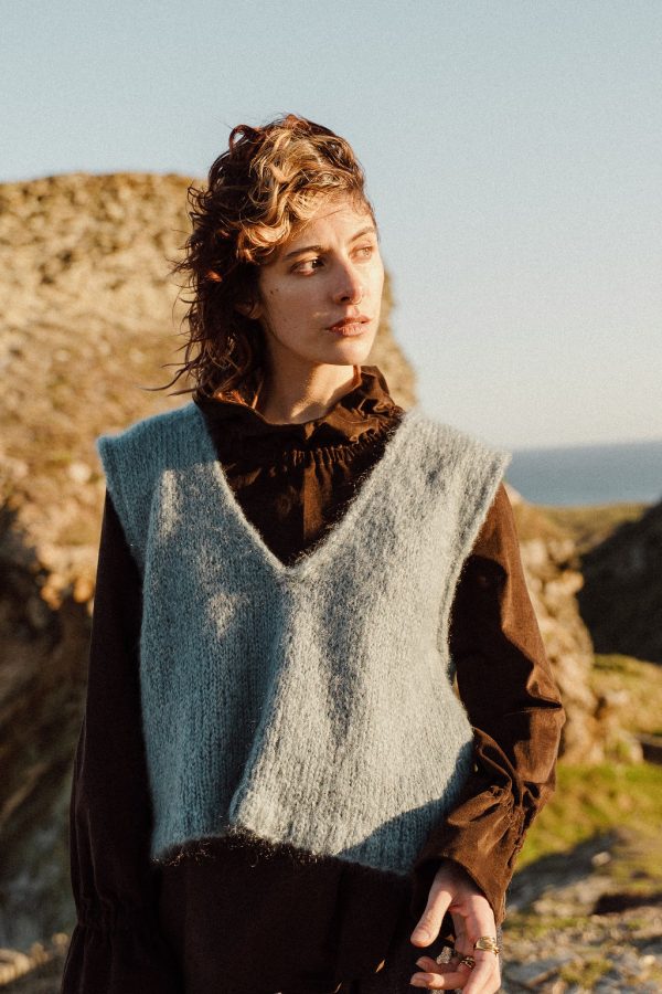 Headland -Mohair Knitted Vest - Image 7