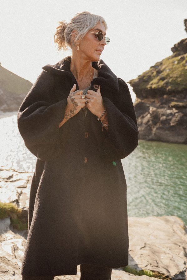Myrtle Coat - Black - Image 7