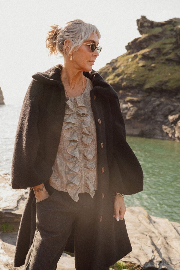 Myrtle Coat - Black - Image 8