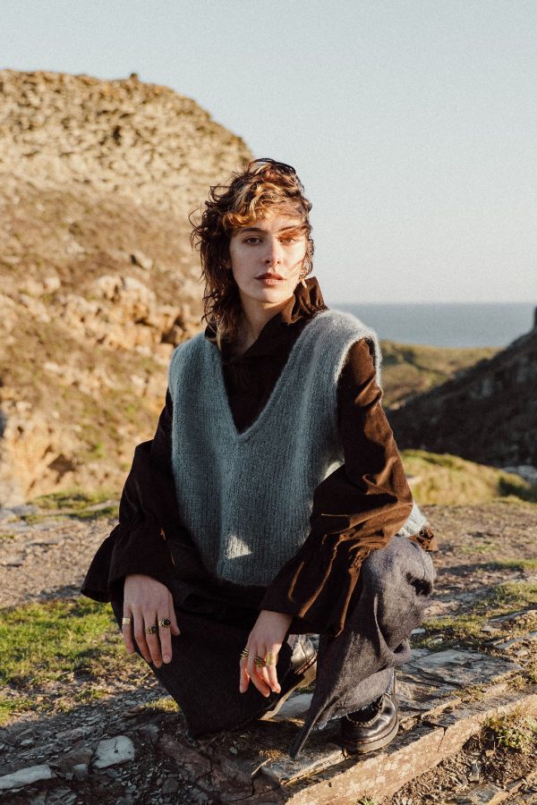 Headland -Mohair Knitted Vest - Image 4