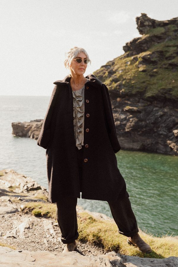 Myrtle Coat - Black - Image 6
