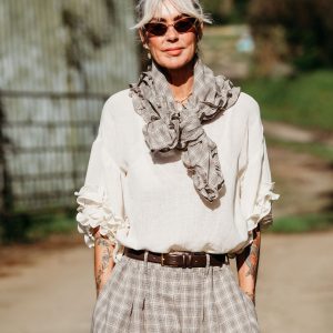 Chirp Scarf from the make shed's 'Birdy' Collection