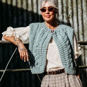 Alternative view of Birdy knitted Waistcoat