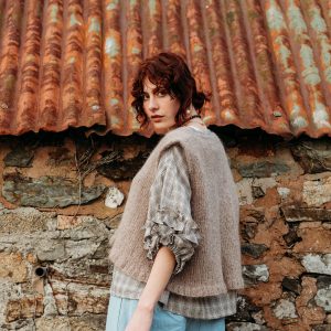 Alternative view of Headland - Mohair Knitted Vest