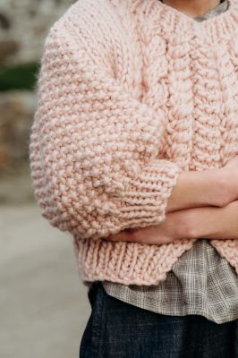 Powder Pink Cocoon Cardigan
