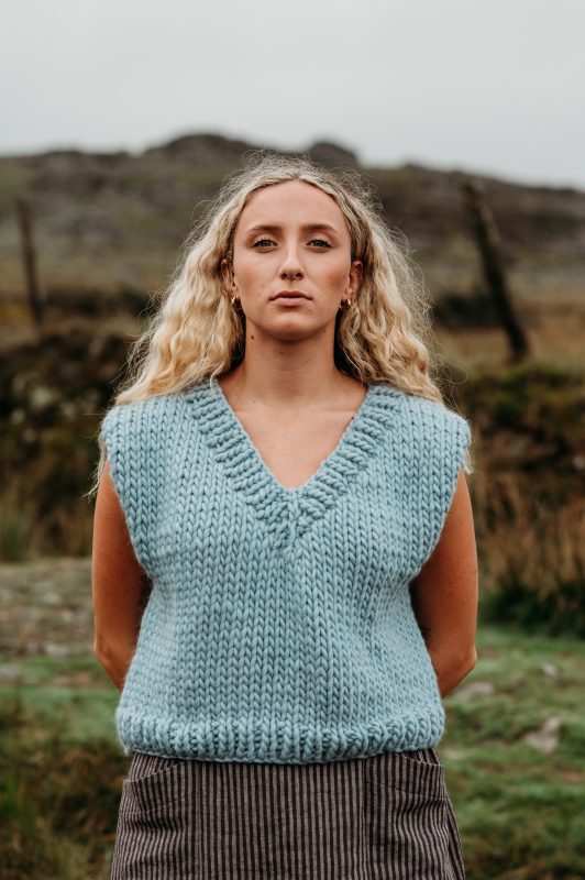 The Knitted Vest by The Make Shed