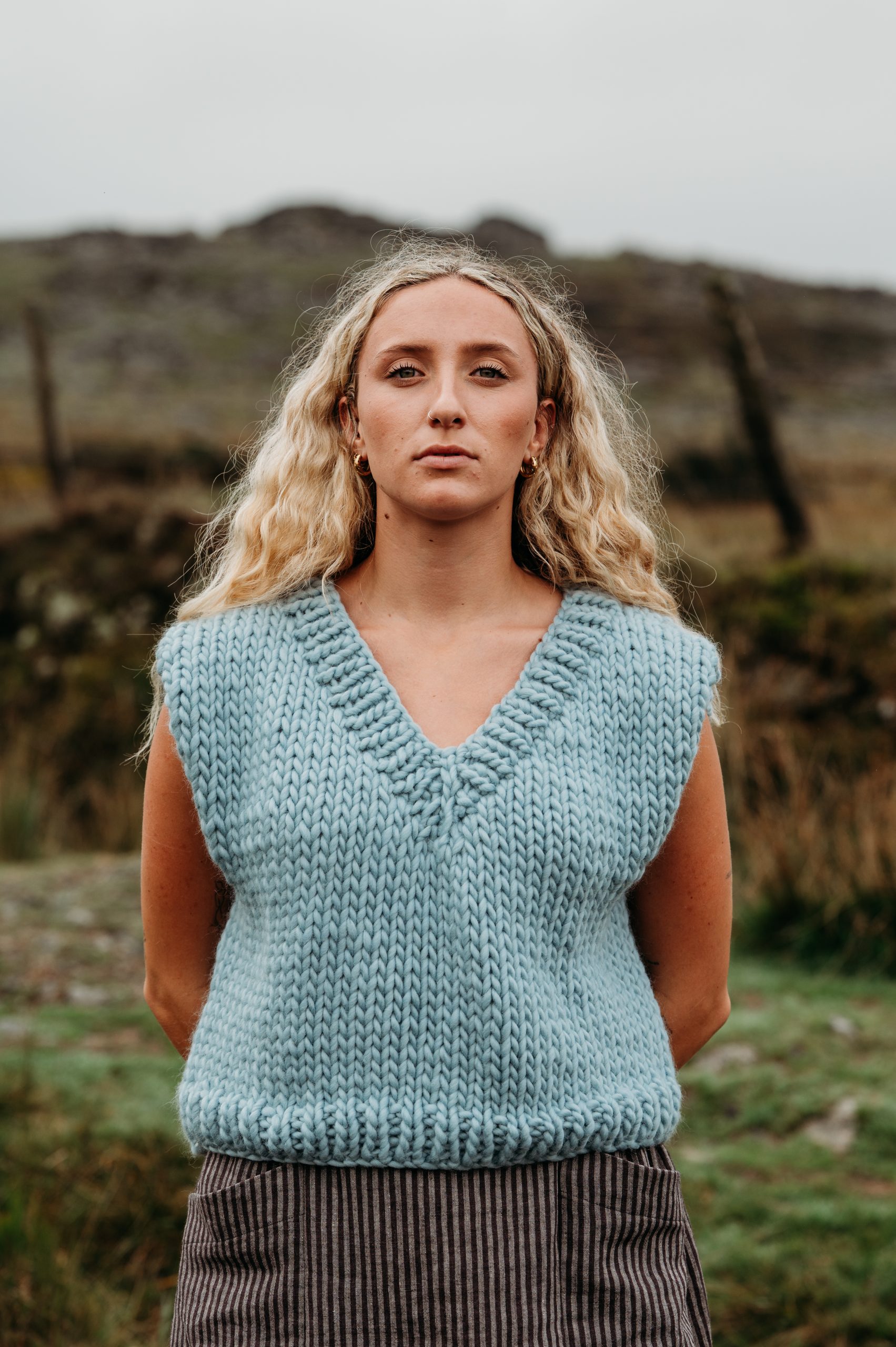 The Knitted Vest by The Make Shed
