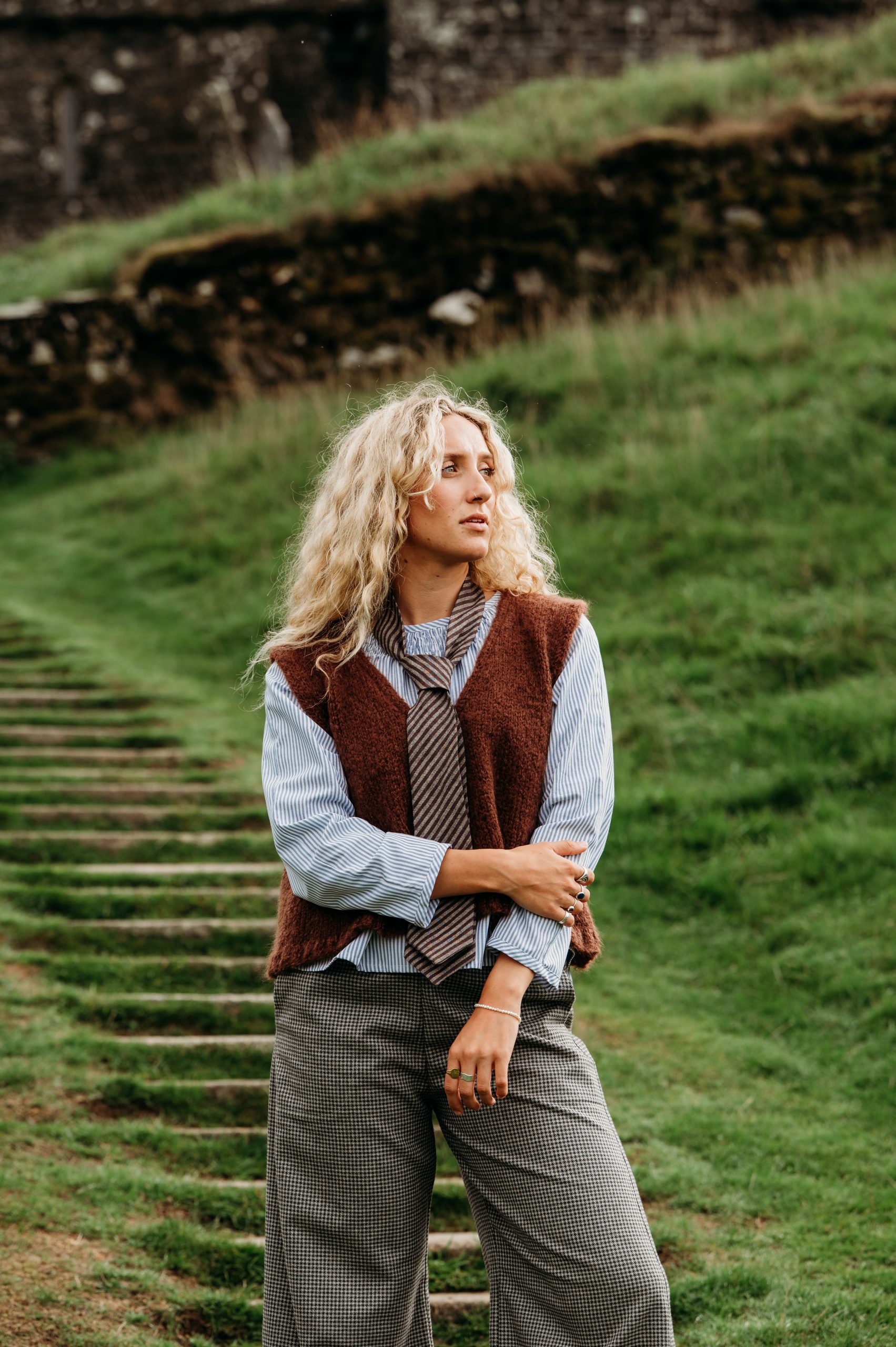 Headland - Mohair Knitted Vest - Image 19