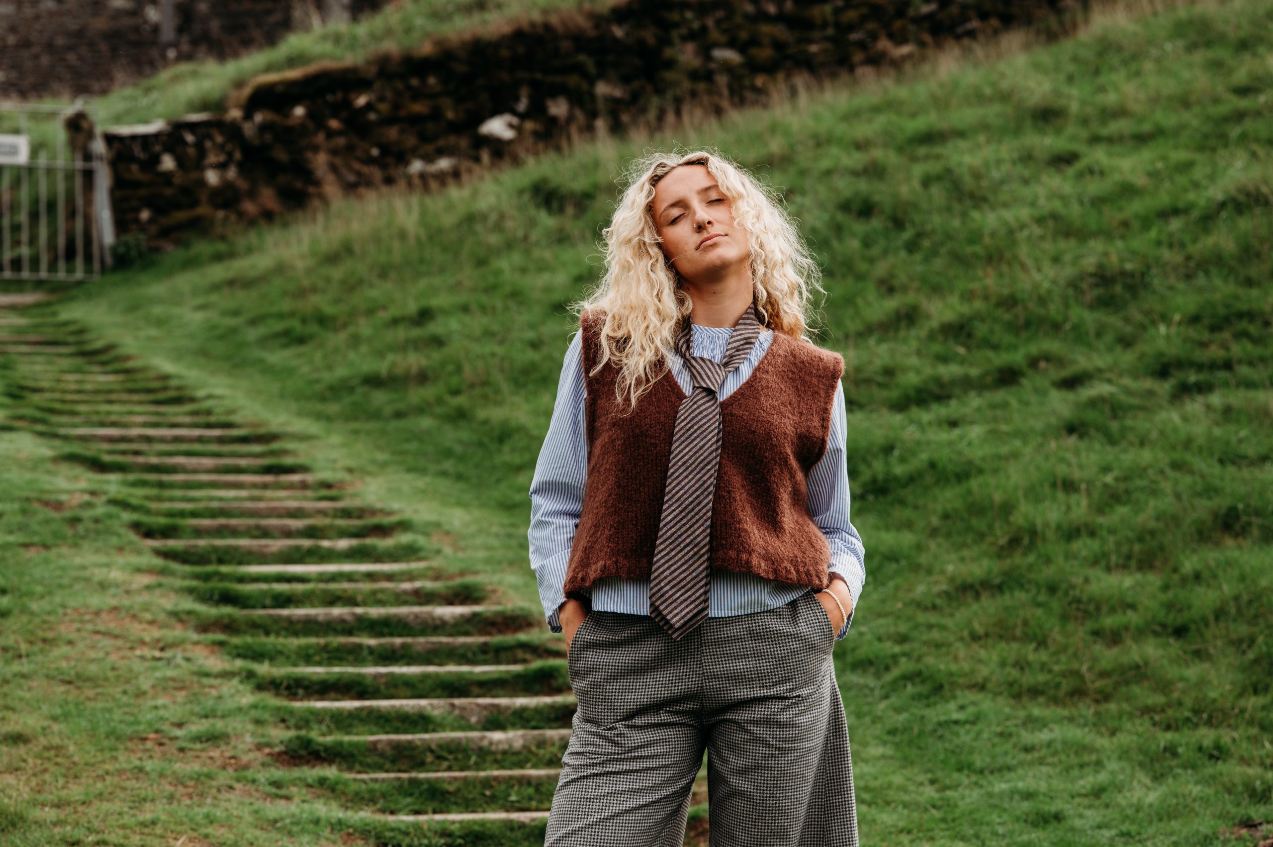 Headland - Mohair Knitted Vest - Image 17