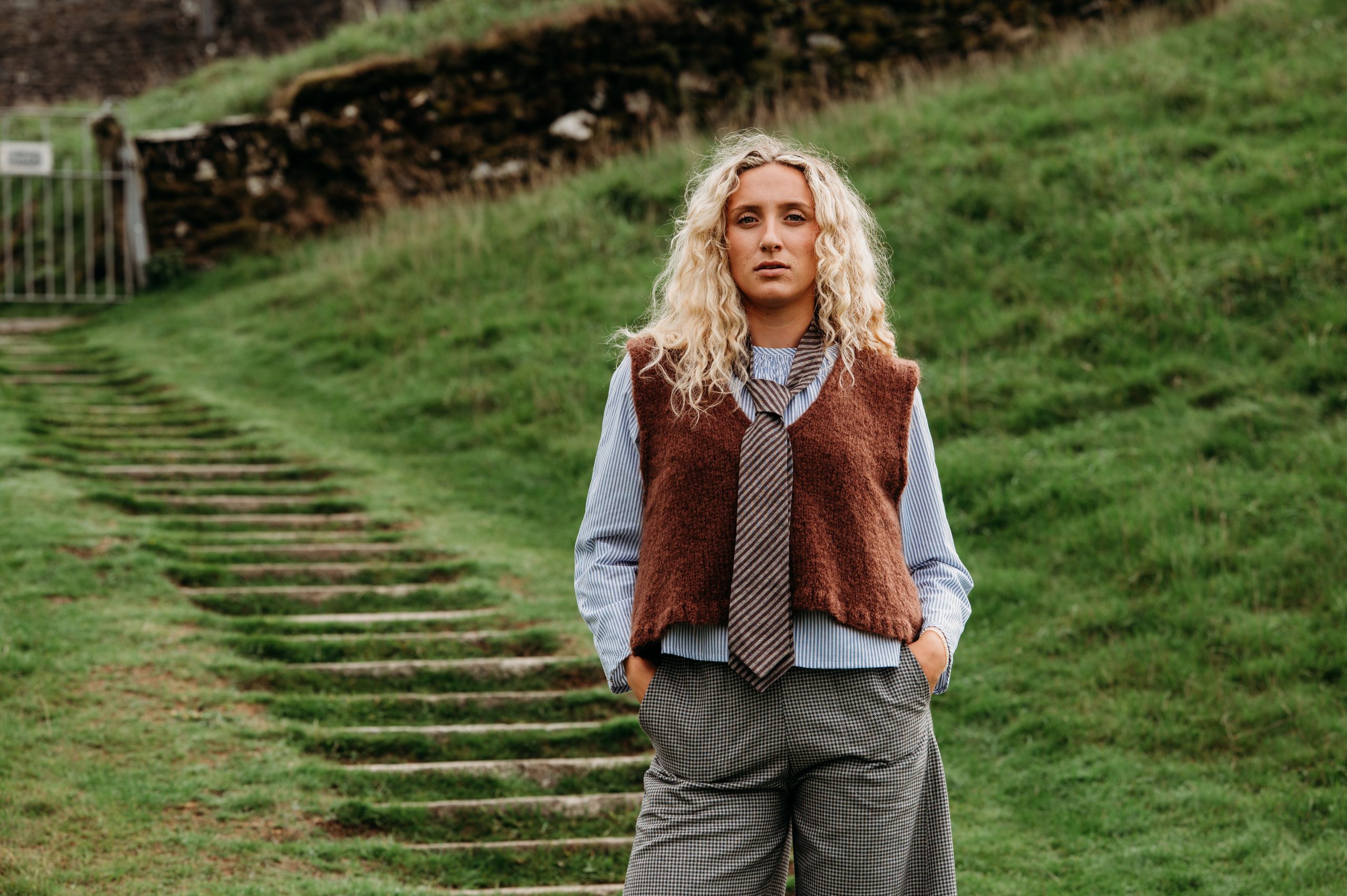 Headland - Mohair Knitted Vest - Image 16
