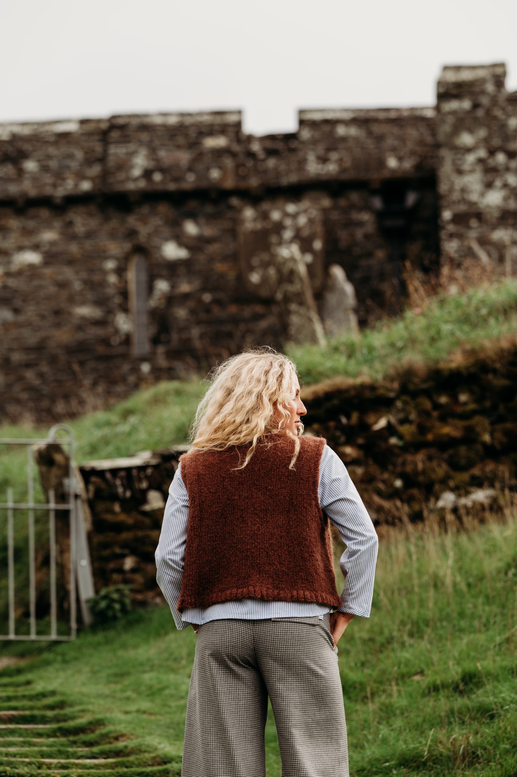 Headland - Mohair Knitted Vest - Image 14