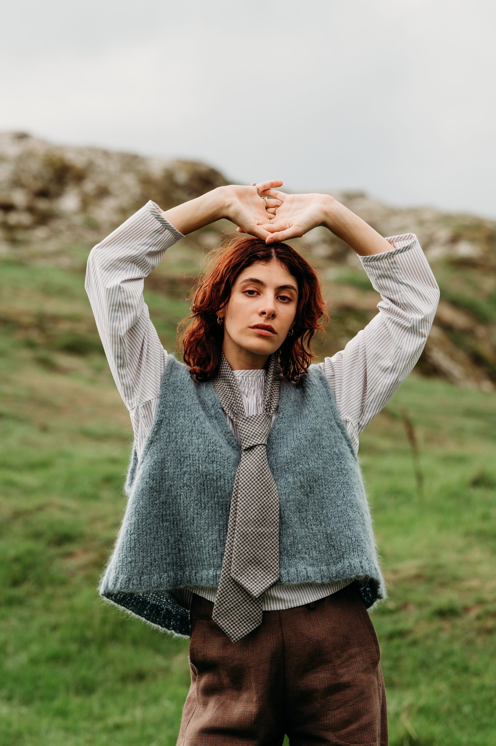 Headland - Mohair Knitted Vest - Image 13