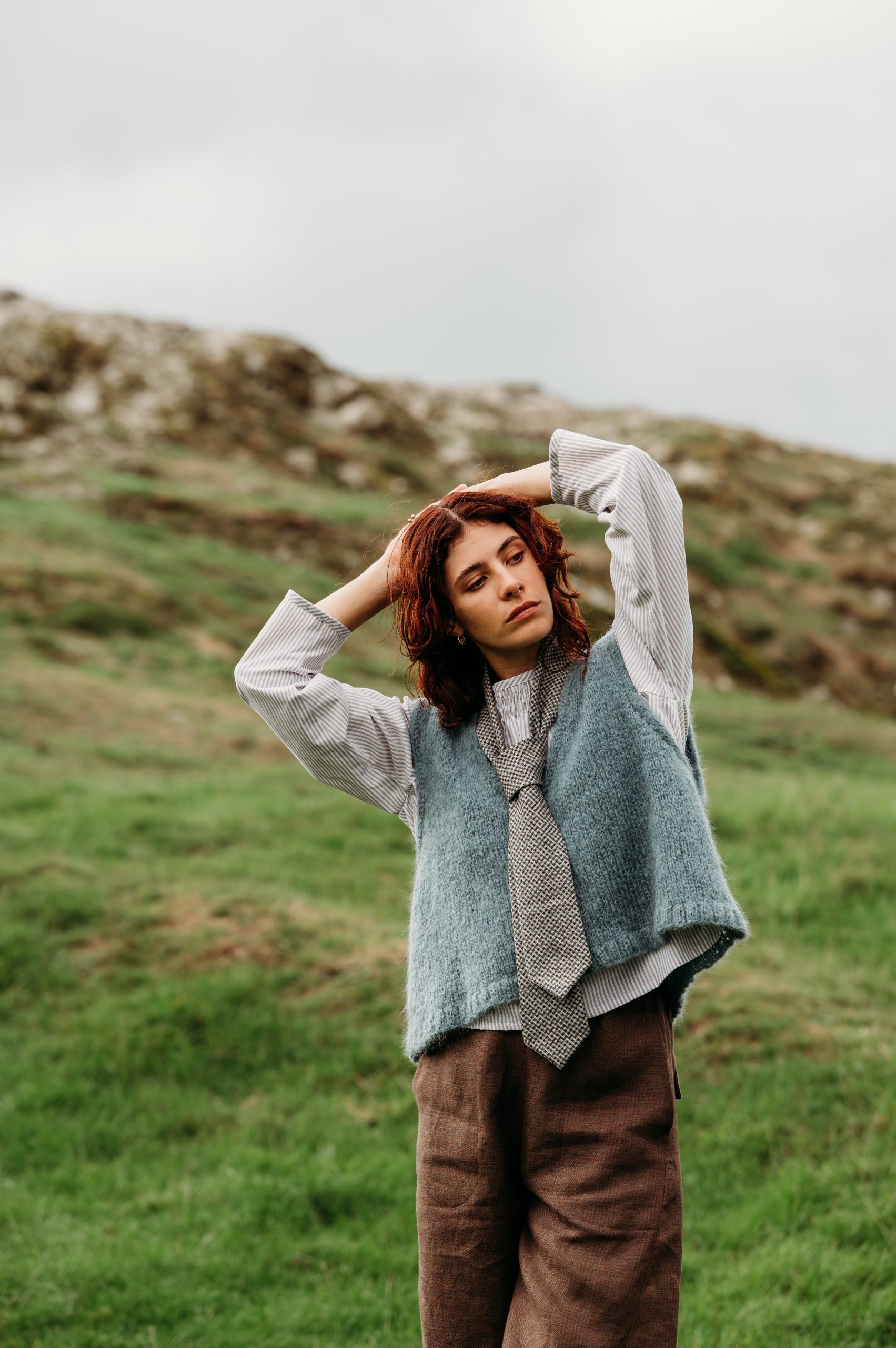 Headland - Mohair Knitted Vest - Image 12
