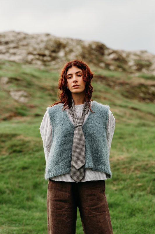 The Headland Knitted Vest from the Make Shed