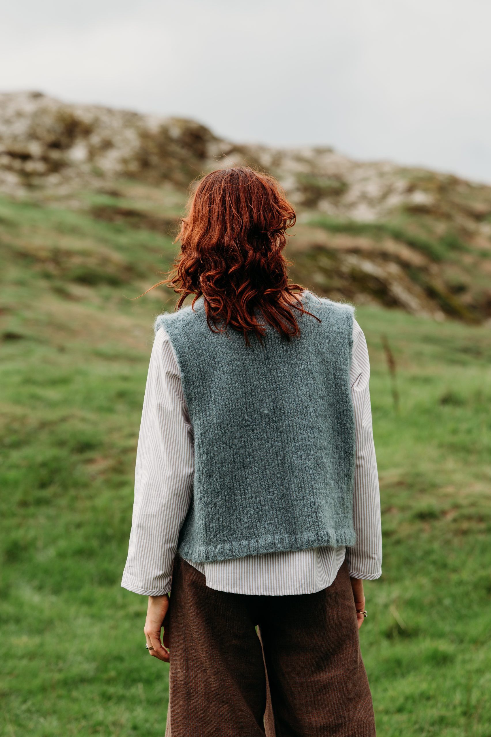 Headland - Mohair Knitted Vest - Image 3