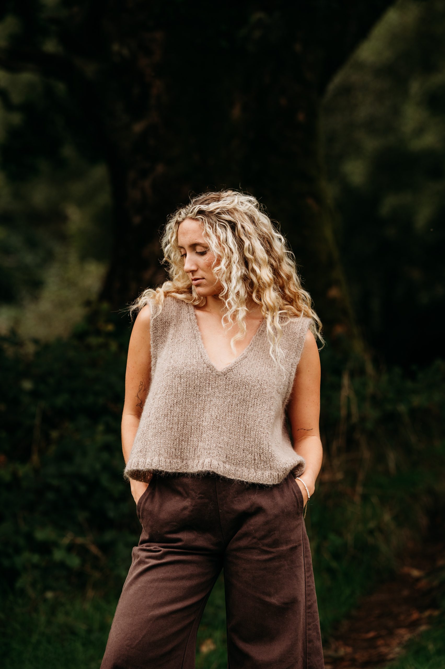 Headland - Mohair Knitted Vest - Image 27
