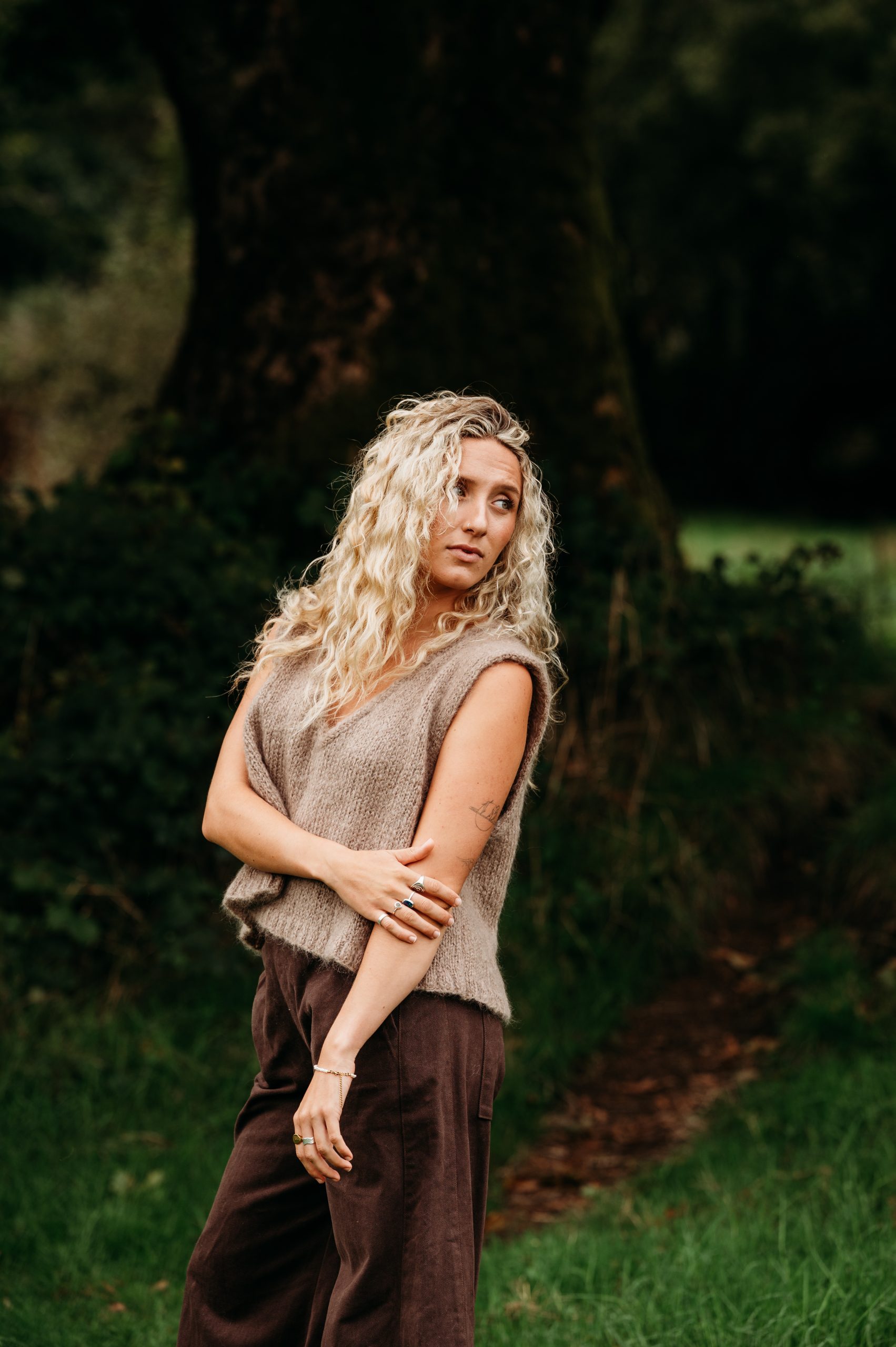 Headland - Mohair Knitted Vest - Image 26