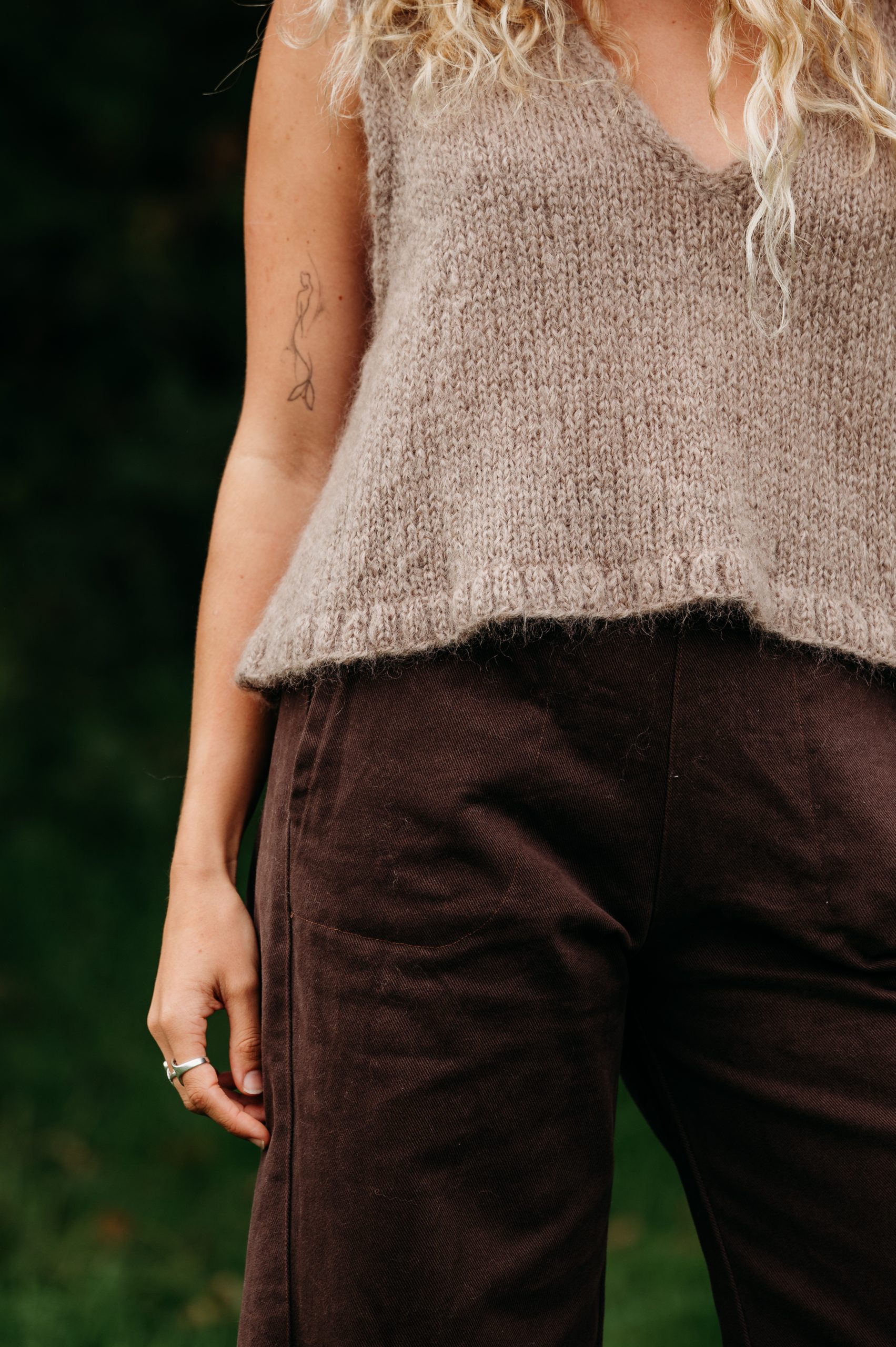 Headland - Mohair Knitted Vest - Image 20