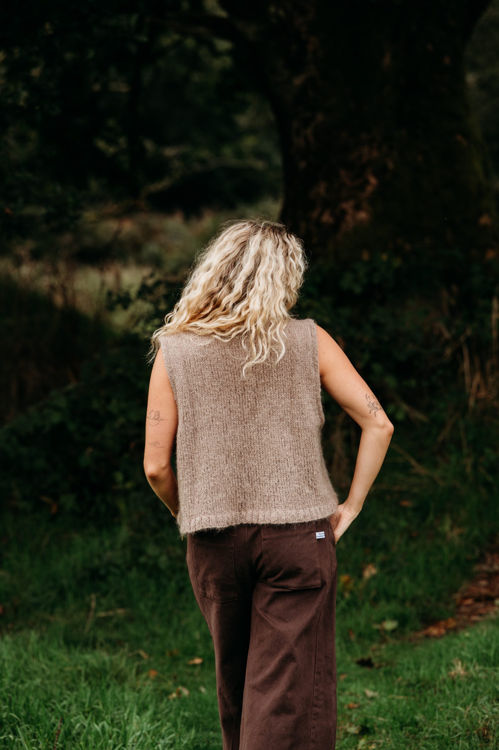 Headland - Mohair Knitted Vest - Image 24